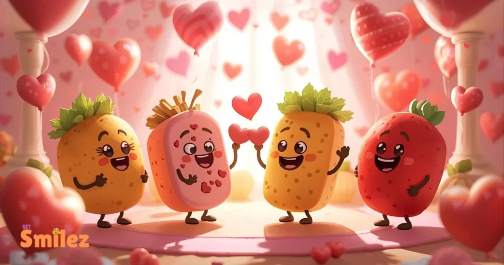 Cute Valentine Food Puns