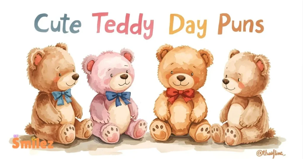 Cute Teddy Day Puns