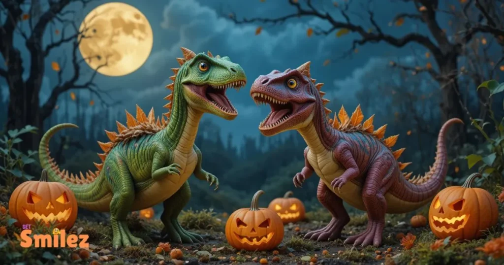 Funny Halloween Dinosaur Puns