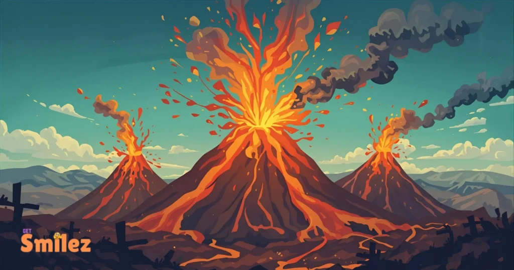 Funny Volcano puns
