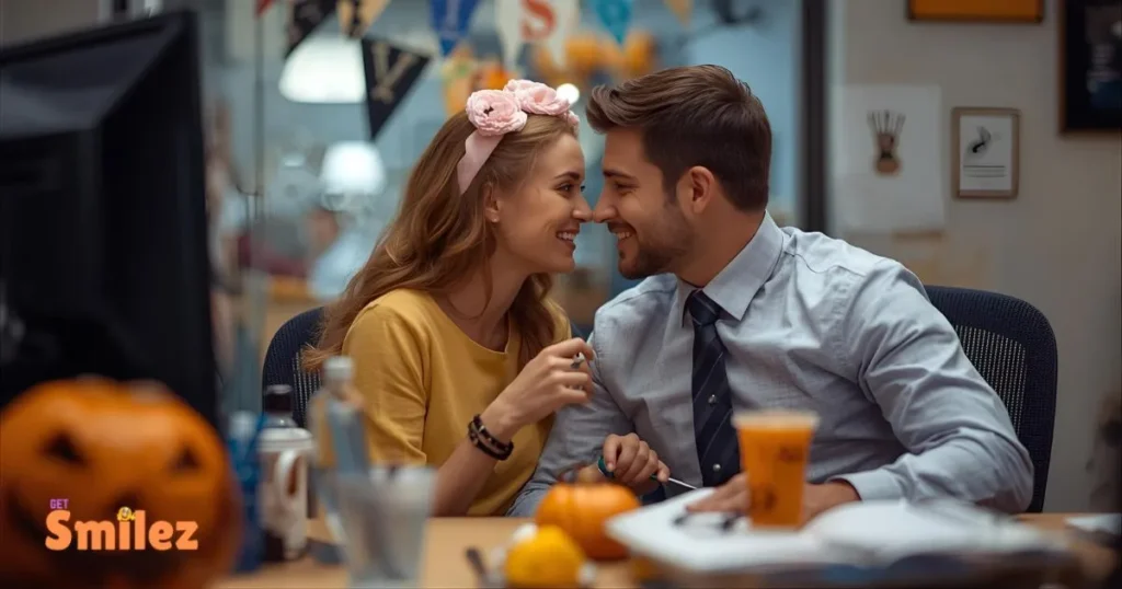 Romantic Office Halloween Puns