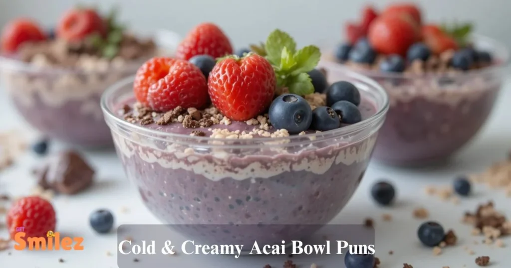 Cold And Creamy Acai Bowl Puns