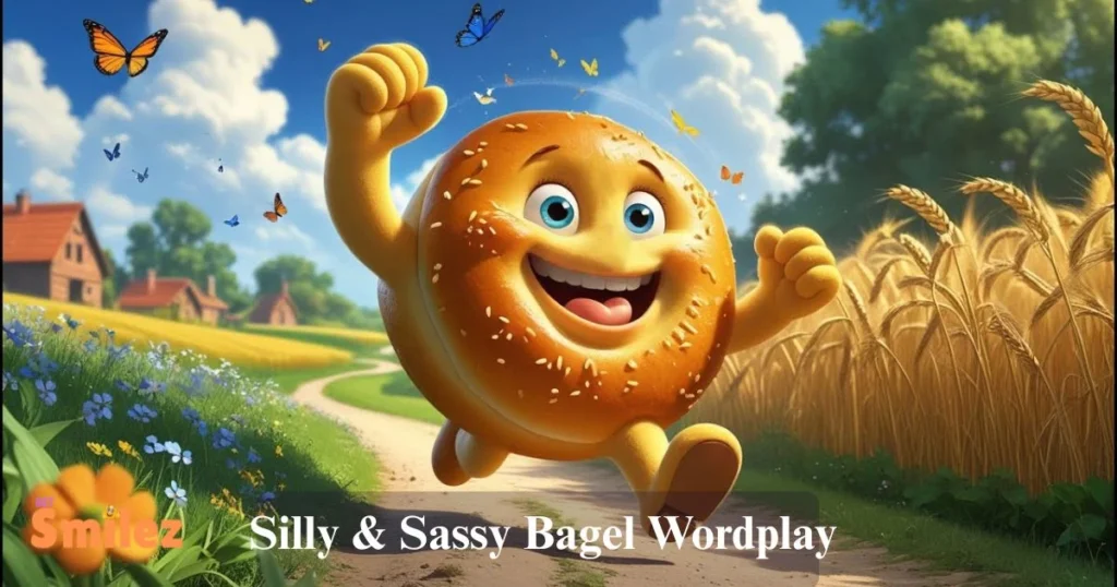 Silly And Sassy Bagel Wordplay