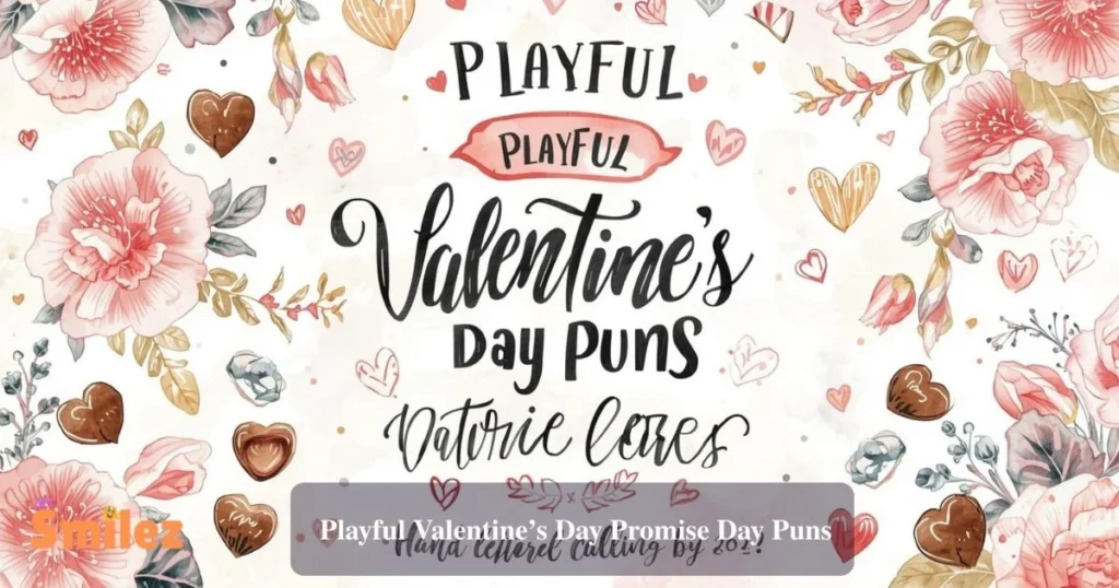 Playful Valentines Day Promise Day Puns