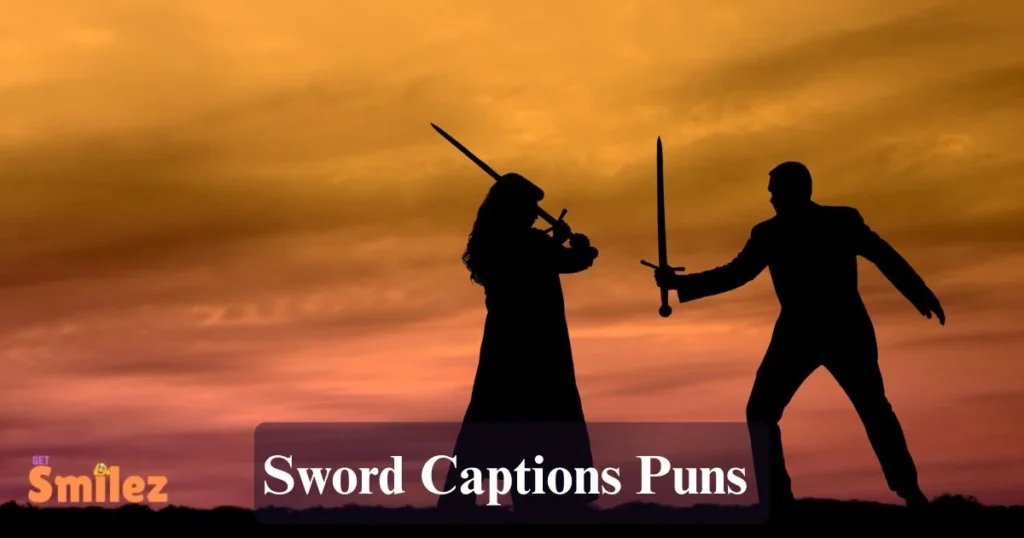 Sword Captions Puns