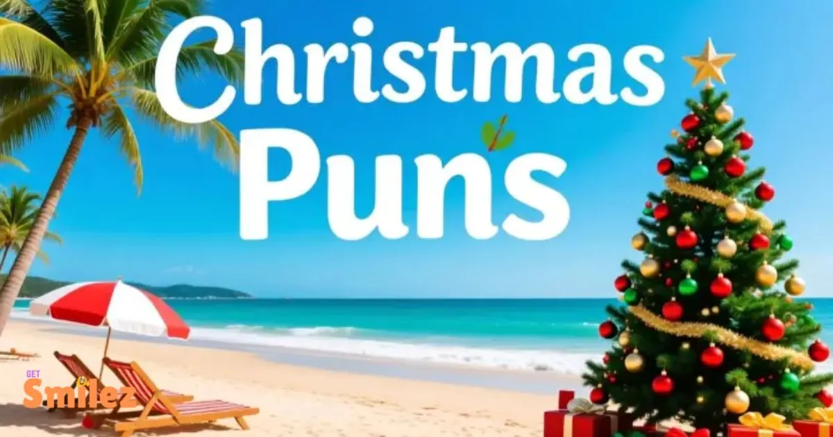 Christmas Beach Puns