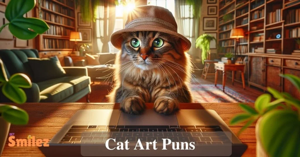 Cat Art Puns