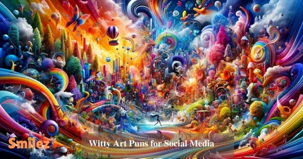 Witty Art Puns For Social Media