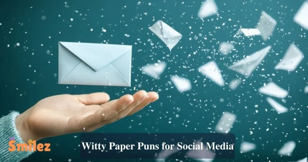 Witty Paper Puns For Social Media