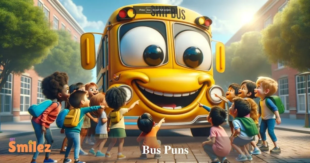 215+ Bus Puns That Will Make You Cry Laughing (2026)