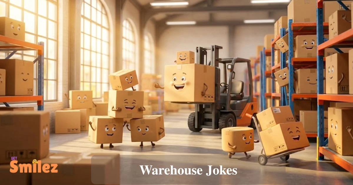195+ Best Warehouse Jokes & Puns for Workplace Laughs (2026)